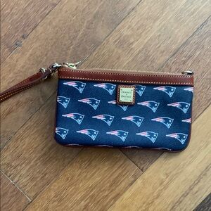 Dooney & Bourke Navy Patriots Wristlet